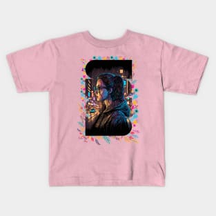 Colorful Girl City Kids T-Shirt